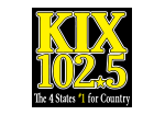 Visit KIX 102.5 The 4 States #1 for Country